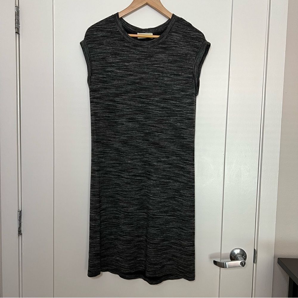 Cloth & Stone Anthropologie Tank Dress Womens Small Marled Gray Sleeveless Soft
